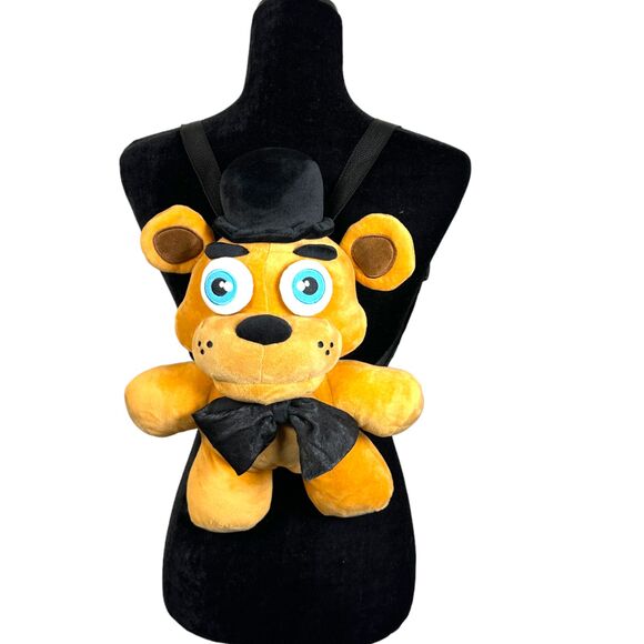 Bioworld Five Nights at Freddy's 16 inch Plush Backpack FNAF Faz Bear NEW - Picture 1 of 5